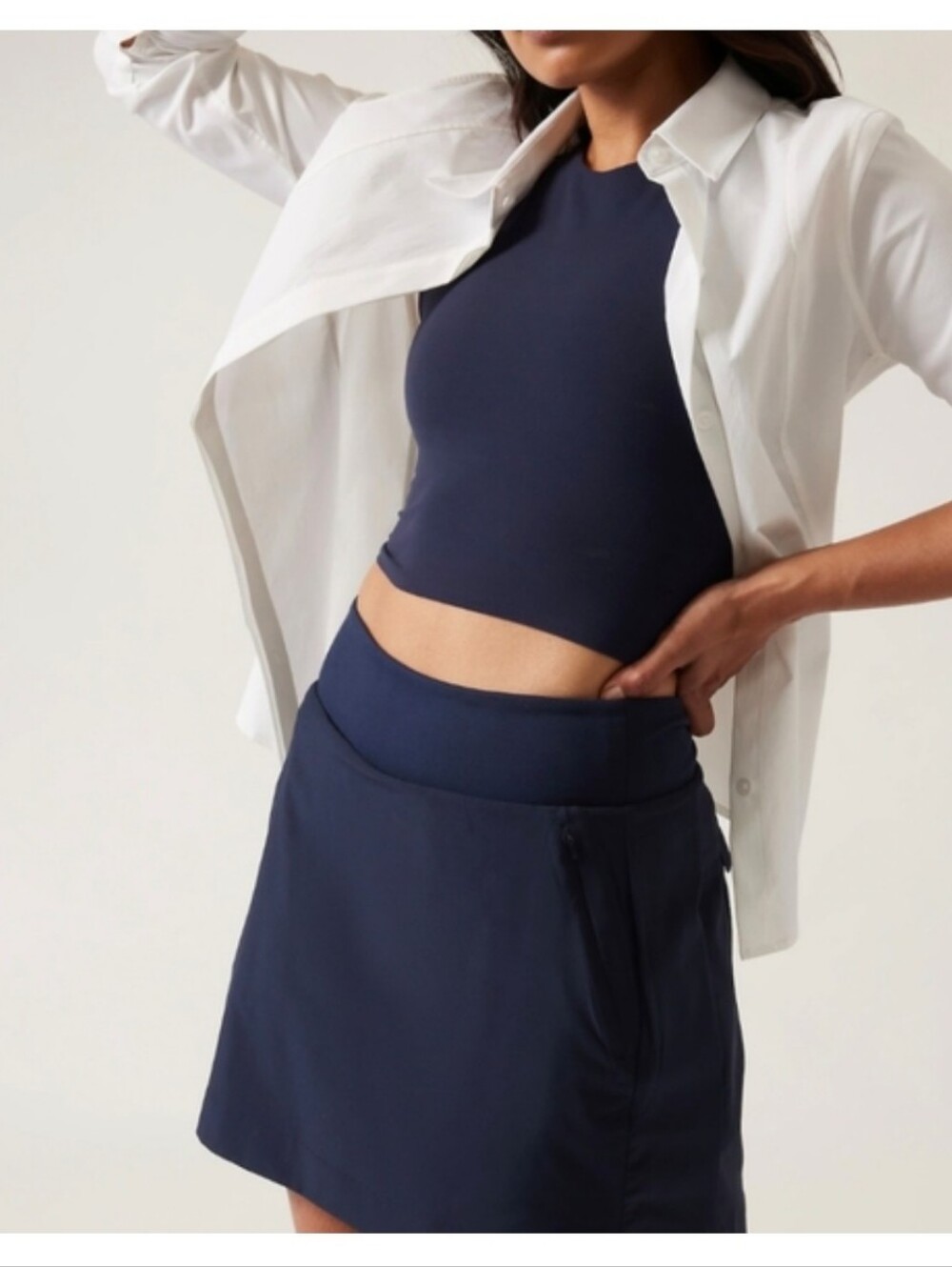 Athleta Navy Womens Performance Skort